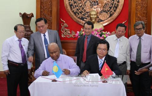 Tiền Giang và Cộng hòa Palau ký thỏa thuận hợp tác trong lĩnh vực thủy hải sản 